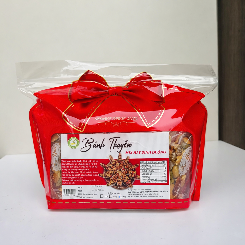Bánh thuyền mix hạt dinh dưỡng – Hộp 300g/500g